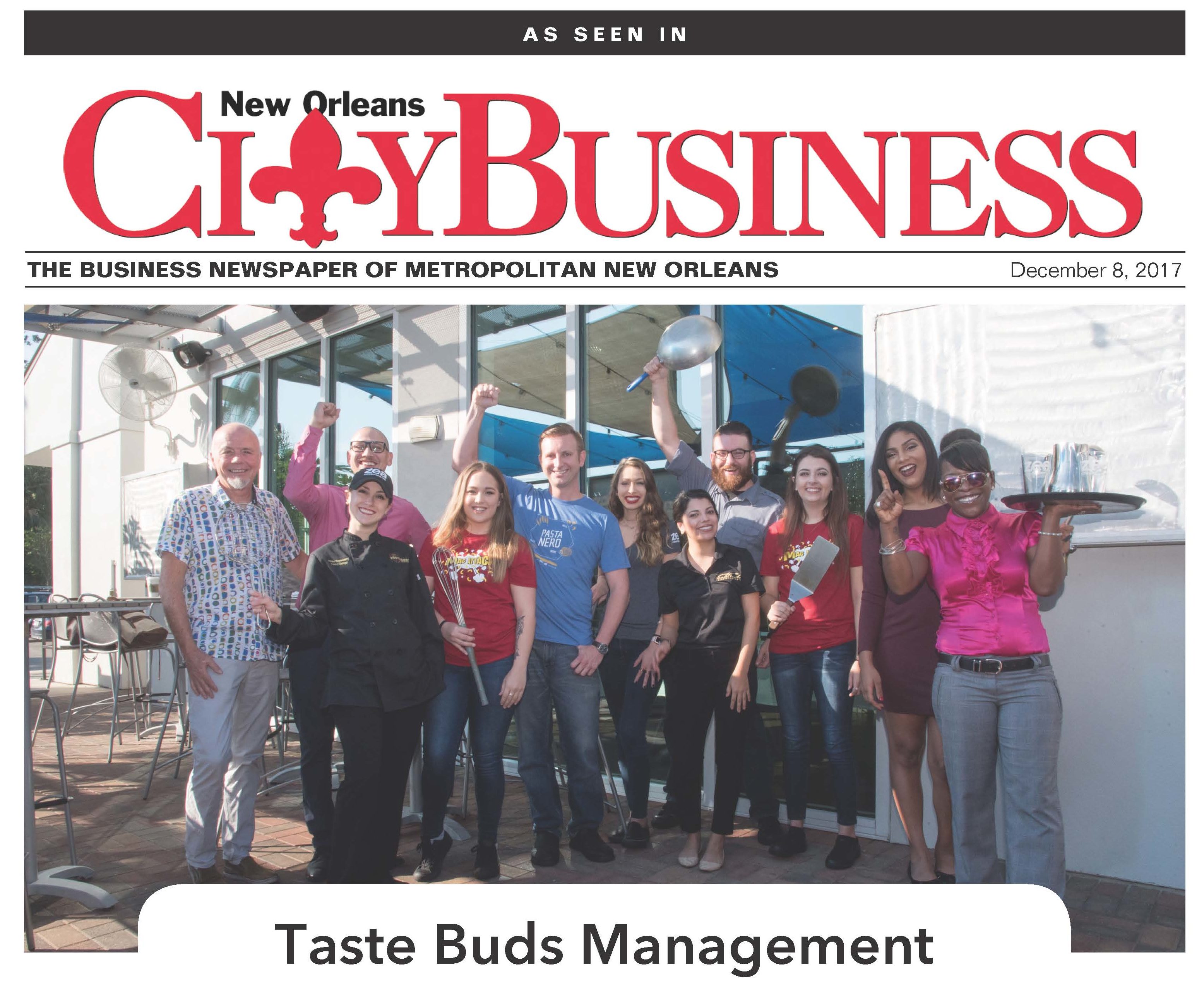 Taste Buds Management Wins City Business Best Places To Work 2017 